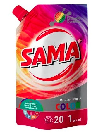 Sama засіб д/прання дой-пак1000г Color